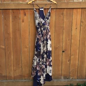 Abercrombie and Fitch Navy Floral Sundress